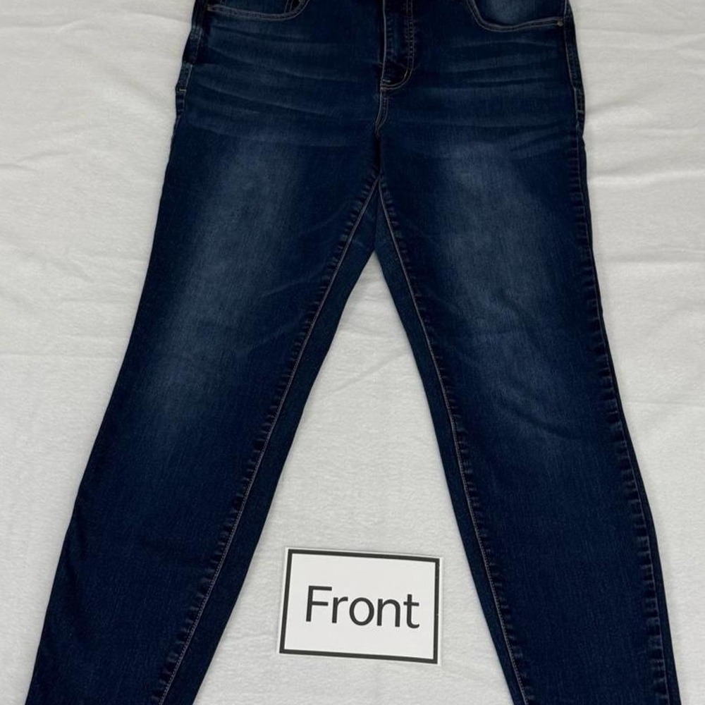 Maurices Everflex High Rise Dark Wash Skinny Jeans Blue Size 16 Regular
